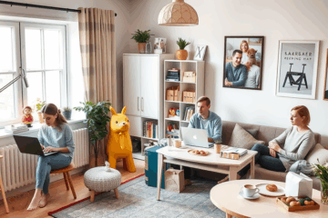 Illustration av olika metoder för att tjäna snabba pengar online, inklusive frilansarbete och dropshipping.