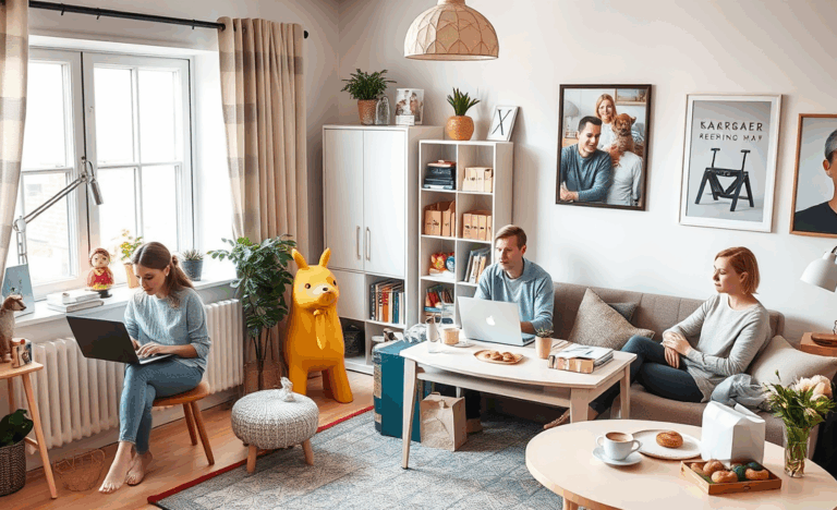 Illustration av olika metoder för att tjäna snabba pengar online, inklusive frilansarbete och dropshipping.
