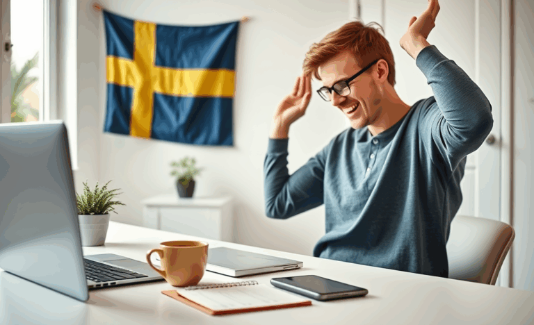 En person använder datorn för att ansöka om snabbkredit online på 3 minuter.