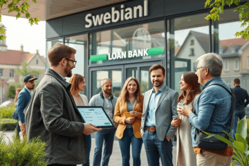 Person som ansöker om lån online utan säkerhet