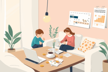 En illustration av ett flexibelt och enkelt privatlån utan säkerhet, som visar en snabb och smidig ansökningsprocess.